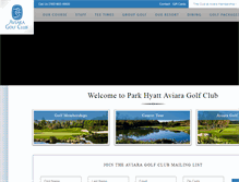 Tablet Screenshot of golfaviara.com